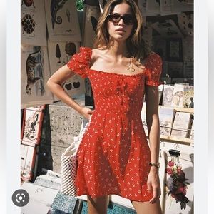 Faithfull the Brand red dress